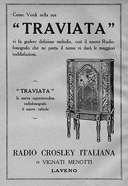 CROSLEY  mod.Traviata